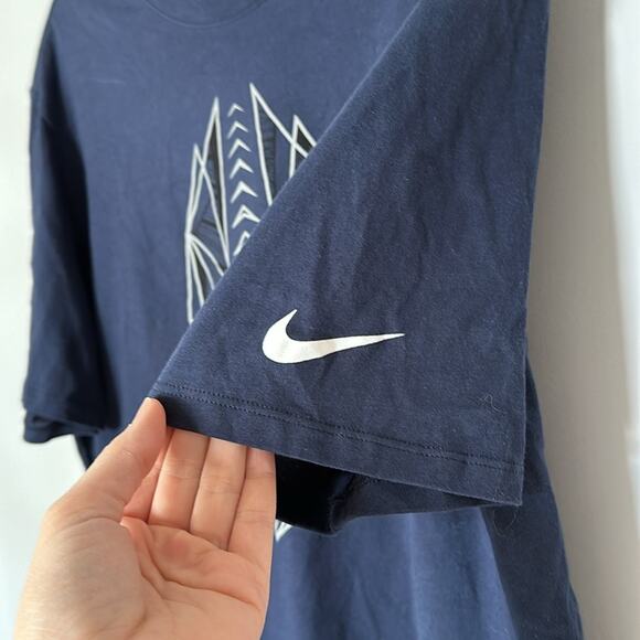 Nike Mens Dallas Cowboys T-shirt Size XL Navy Blue Short Sleeve NFL Dri-Fit Team - Picture 3 of 7